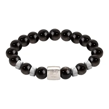 SIMPLE JOYS Obsidian Bracelets Unisex