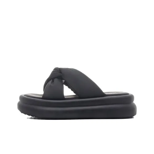 Warrior Slip Resistant Abrasion Resistant Quick Drying Slide Slippers Women's Black