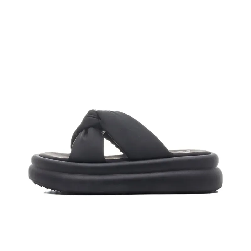 Warrior Slip Resistant Abrasion Resistant Quick Dry Slide Slippers Women's Black-0