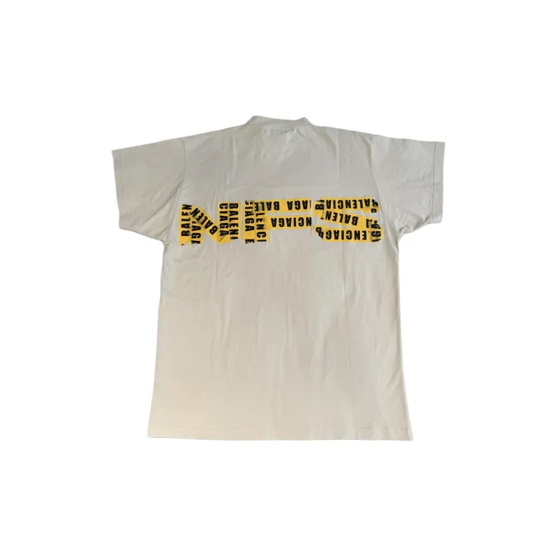 Balenciaga x JIPINFEICHE SS24 T Shirt Regular Fit Men's White-1