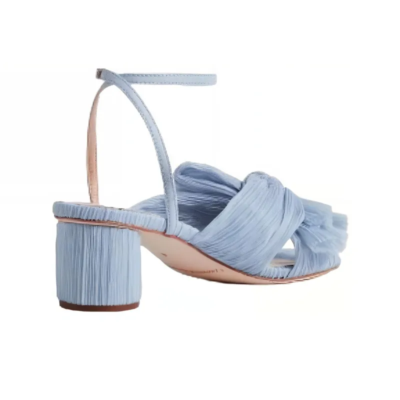 Loeffler Randall Strap Sandals Women's Blue-4