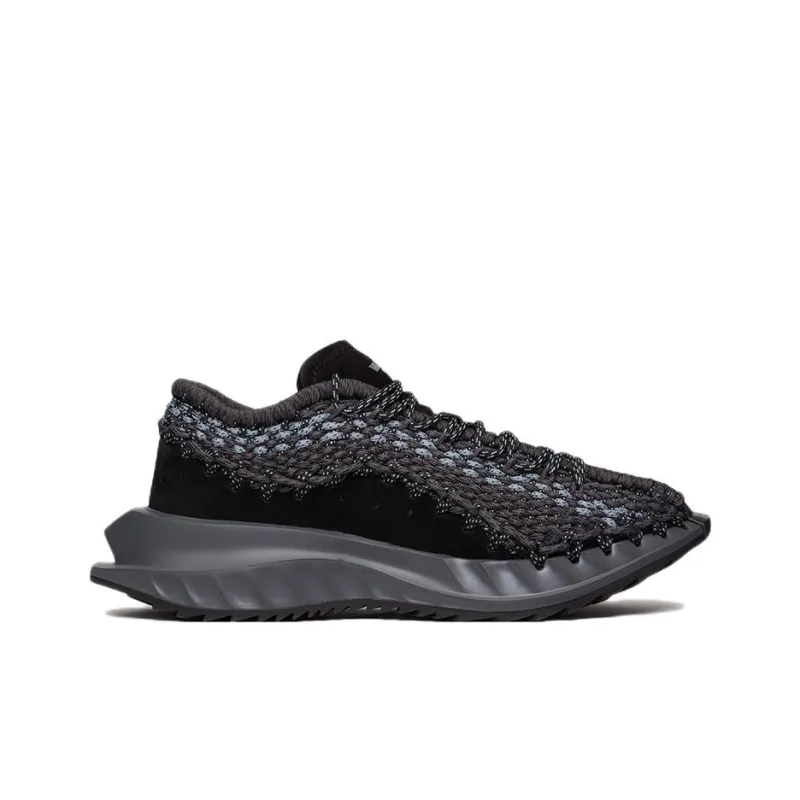 Valentino Crochet Sneakers 'Black'-1