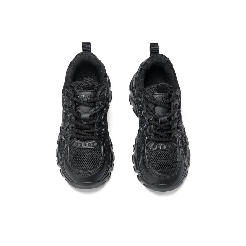 ZOVE Durable Breathable Low Top Chunky Sneakers Women's-10