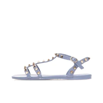 Valentino Rockstud One Strap Sandals Women's Light Blue