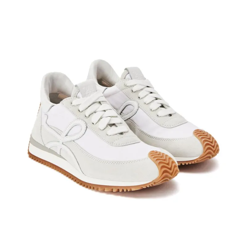 LOEWE Flow Runner Low White Light Grey Gum-3