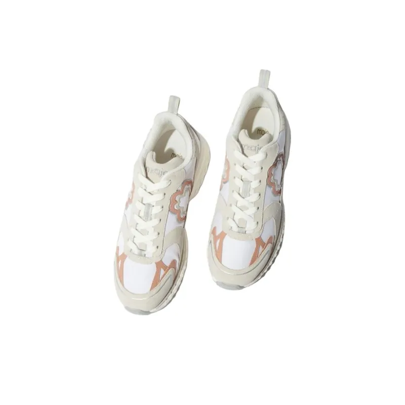 Maje Low Top Casual Shoes Women's Beige-3