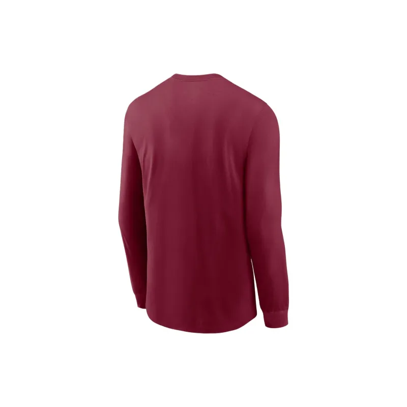 Nike Alabama Crimson Tide Alternate Logo Men's Nike College Long Sleeve T Shirt-1