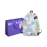 Blue & White+Premium Shopping Bag