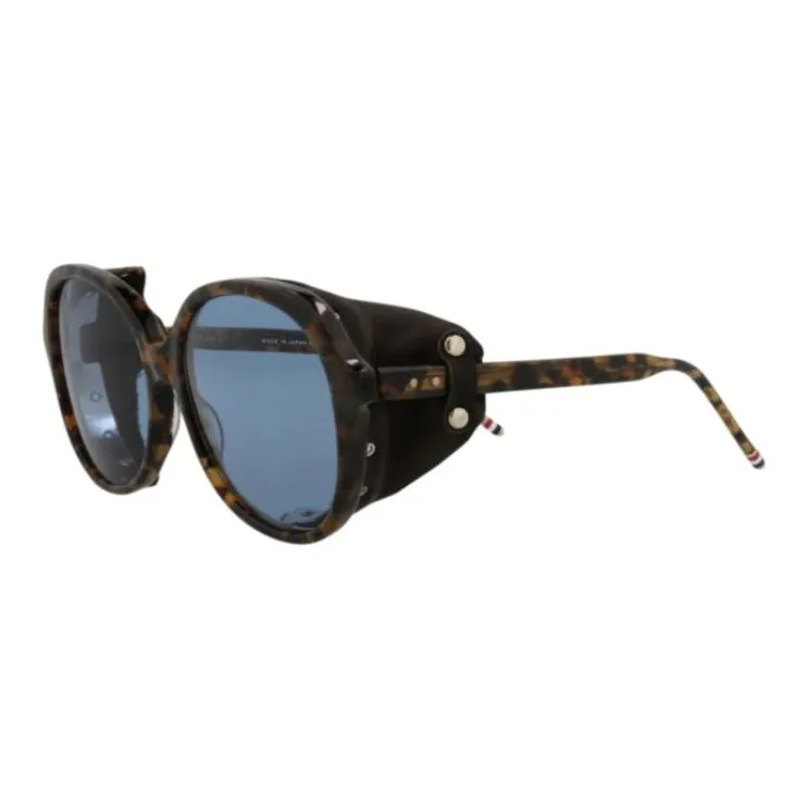 THOM BROWNE· Acetate Oval Sunglasses Men's Tortoiseshell-0