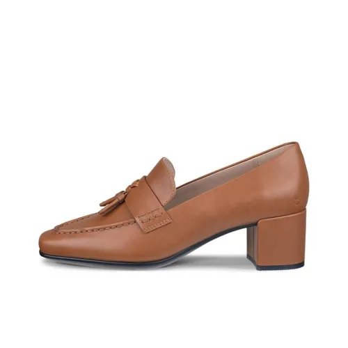 Ecco Casual Single Shoes Women's Light Brown