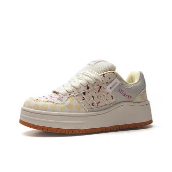 STUR YSN Low Top Skateboard Shoes Women's Cranberry