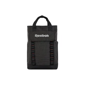 Reebok Fabric Backpack Sports Bag Medium Size Unisex Black/Green
