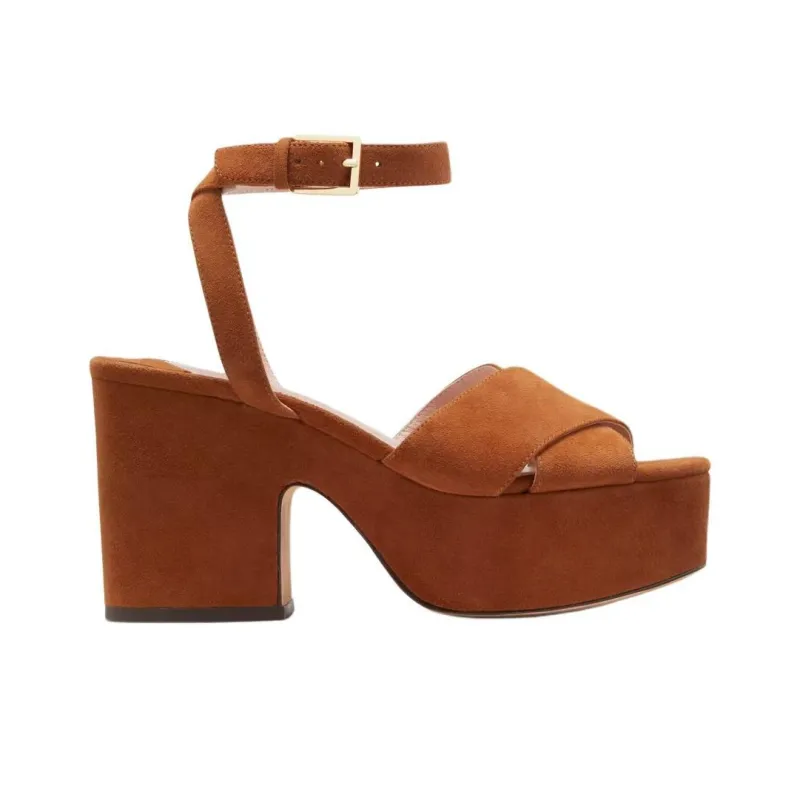 Kate Spade Rio Strap Sandals 9cm Women's Brown-1