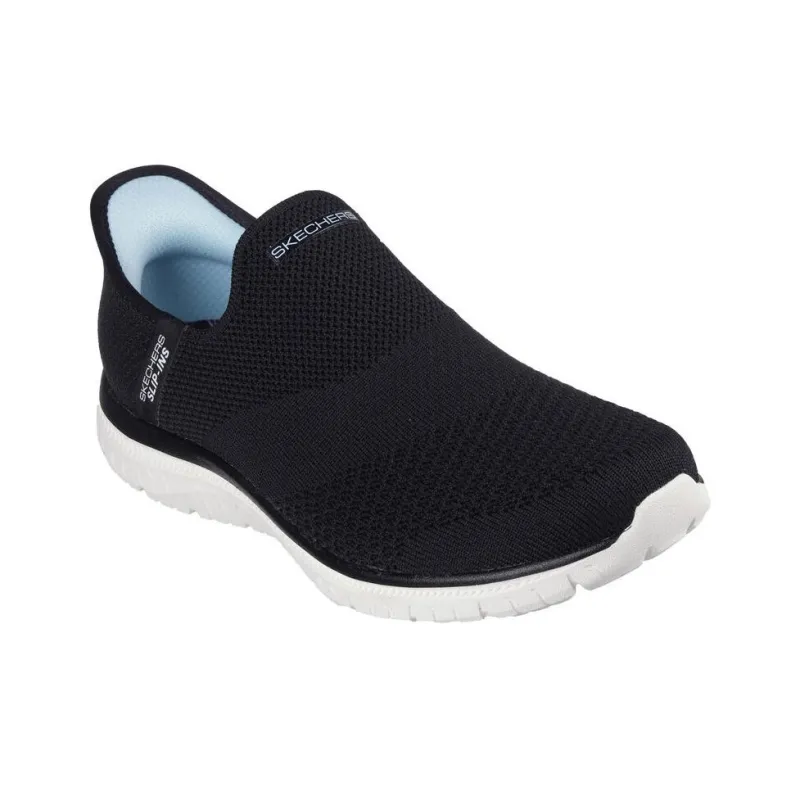 Skechers Slip Ins Slip Resistant Low Top Casual Shoes Women's Black-2