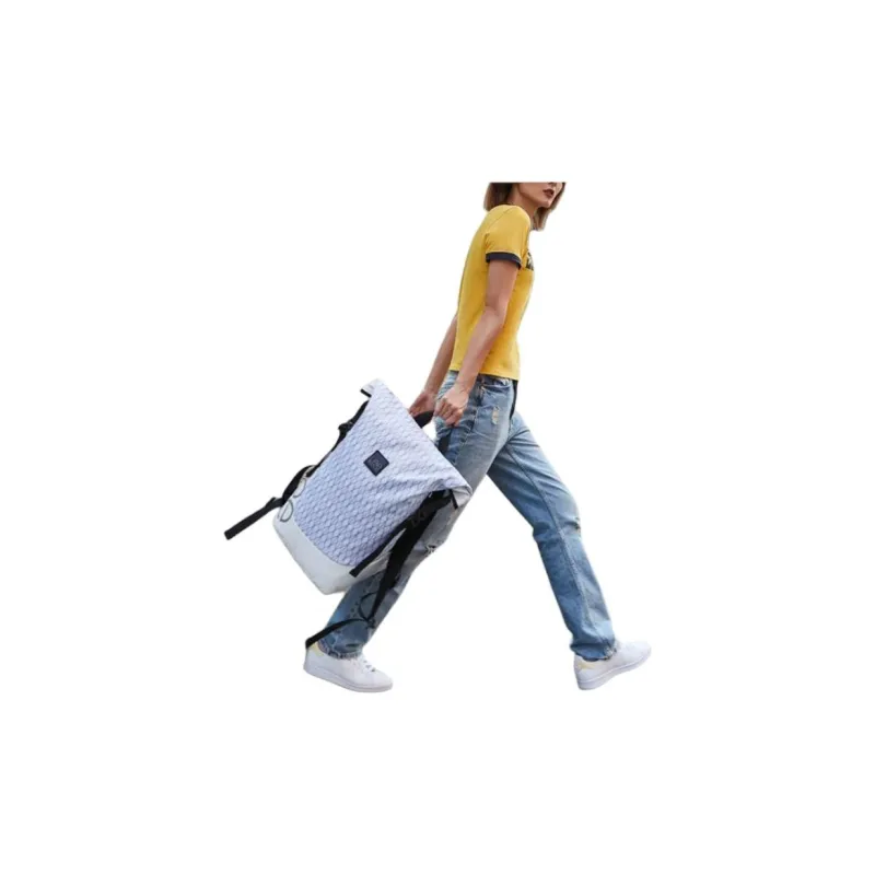 Lee Polyester Backpack Regular Unisex White-4