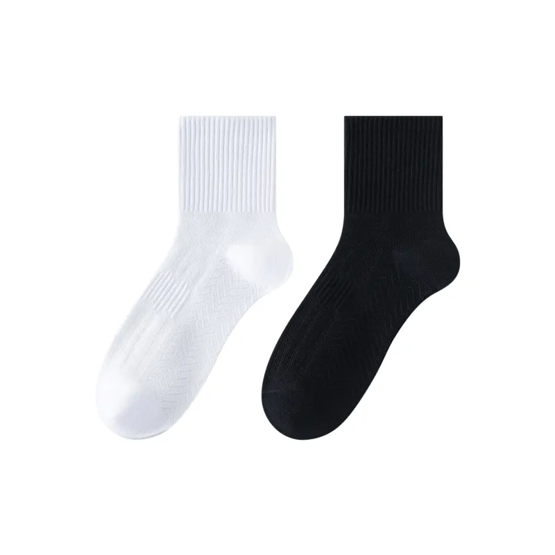 XXLLG Mid Calf Socks Men's 2 Pack-3