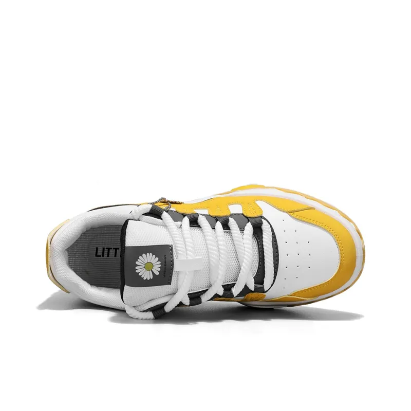Little Daisy Small Daisy Height Increasing Wear-Resistant Breathable Slip-Resistant Low-Top Skateboard Shoes Men's-11