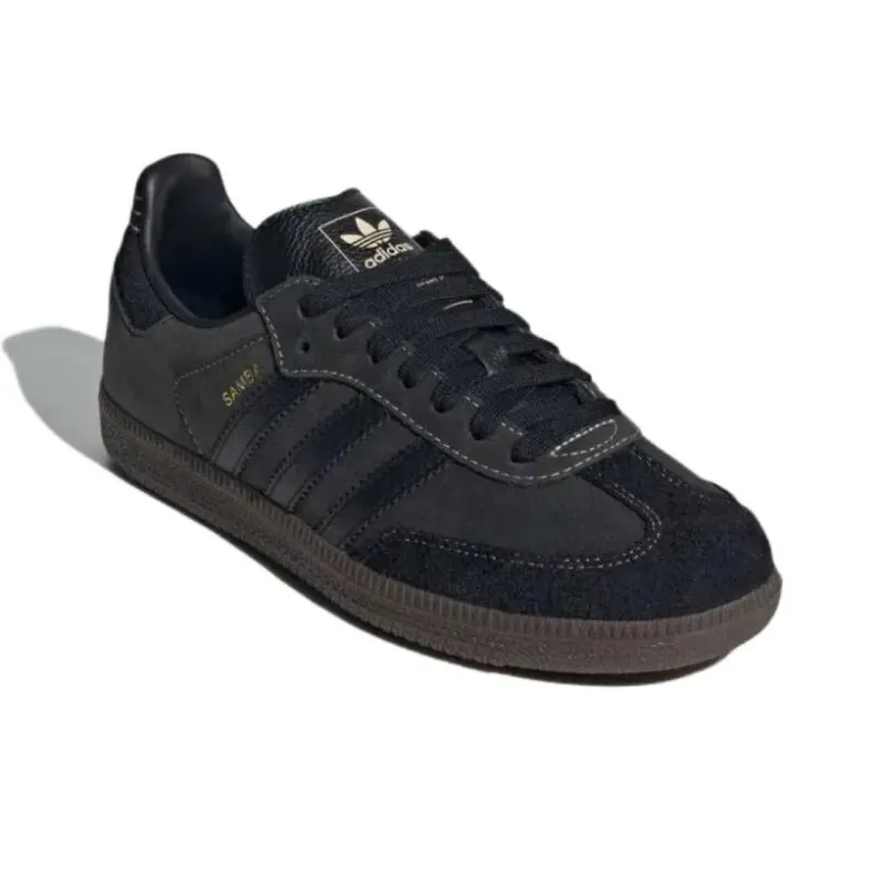 Adidas Samba Og Core Black Crystal Sand Women's-2