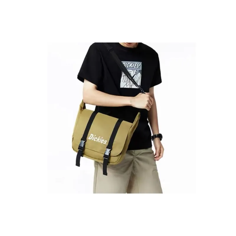 Dickies Canvas Polyester Canvas Bag Messenger Bag Shoulder Bag Crossbody Bag Regular Unisex Moss Green-1