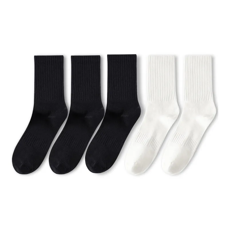 JEANSWEST Mid Calf Socks Men's 5 Pack-0