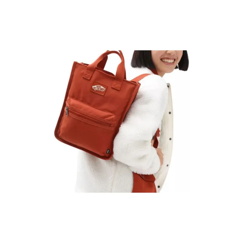 Vans Cotton Portable Backpack Regular Women's Orange-4