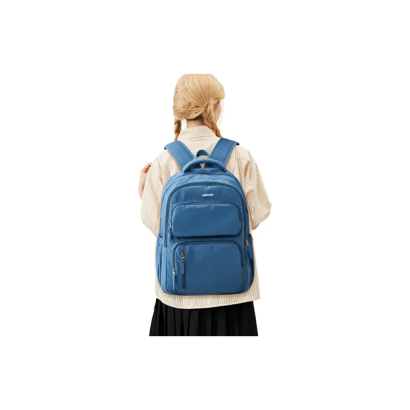 WONHOX Fabric Backpack Laptop Bag Regular Unisex Multicolor-40