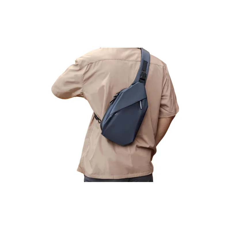 TINYAT Polyester Sling Bag Small Size Unisex Black/Gray-6