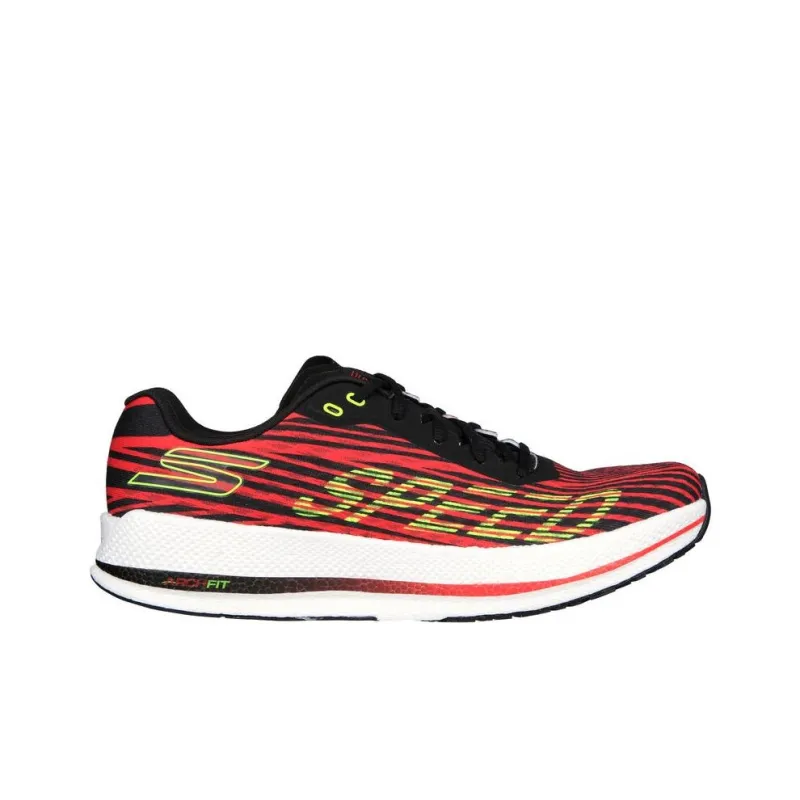 Skechers Go Run Razor 4 Anti-Slip Wear-Resistant Running Shoes Men's Red-1