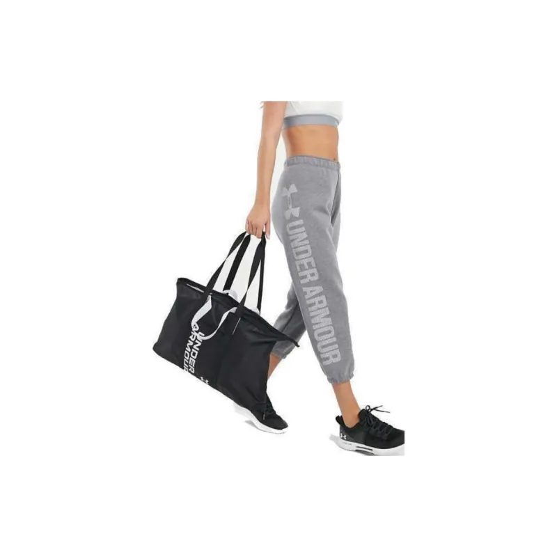 Under Armour Nylon Fabric Tote Bag Shopping Bag Handbag Regular Women's Black-1