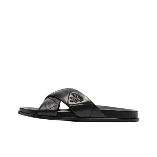 PRADA Slide Slippers Women's Black