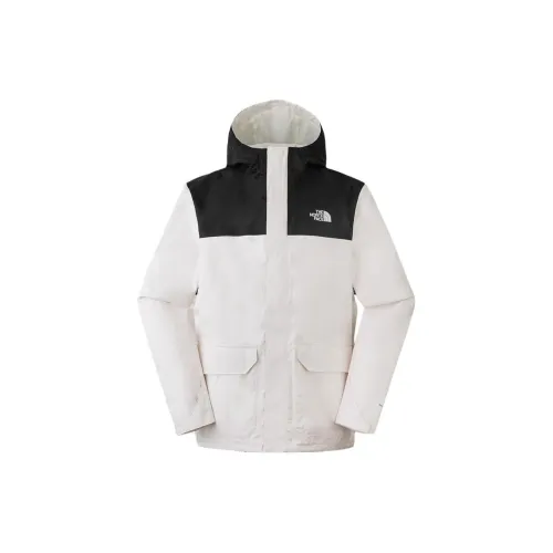 THE NORTH FACE Windbreaker Jackets Men Sand Dune White