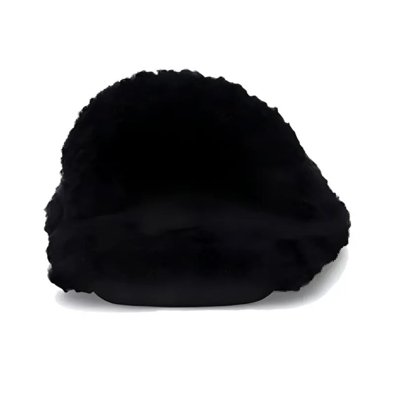 Balenciaga Furry Slides 'Black'-4