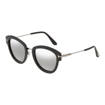 TOM FORD Metal Irregular Shape Sunglasses Women's Black