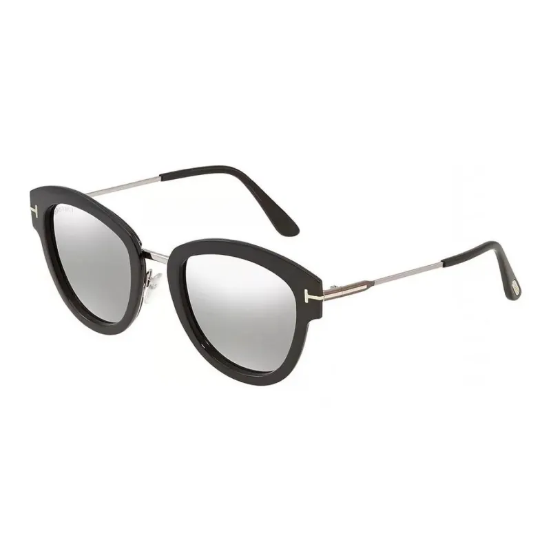 TOM FORD Metal Irregular Shape Sunglasses Women's Black-0