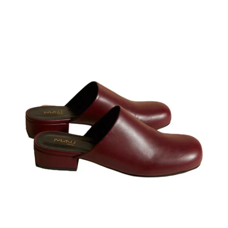 Manu Atelier Beste Slippers Wrap-toe Slippers Women's Red-1