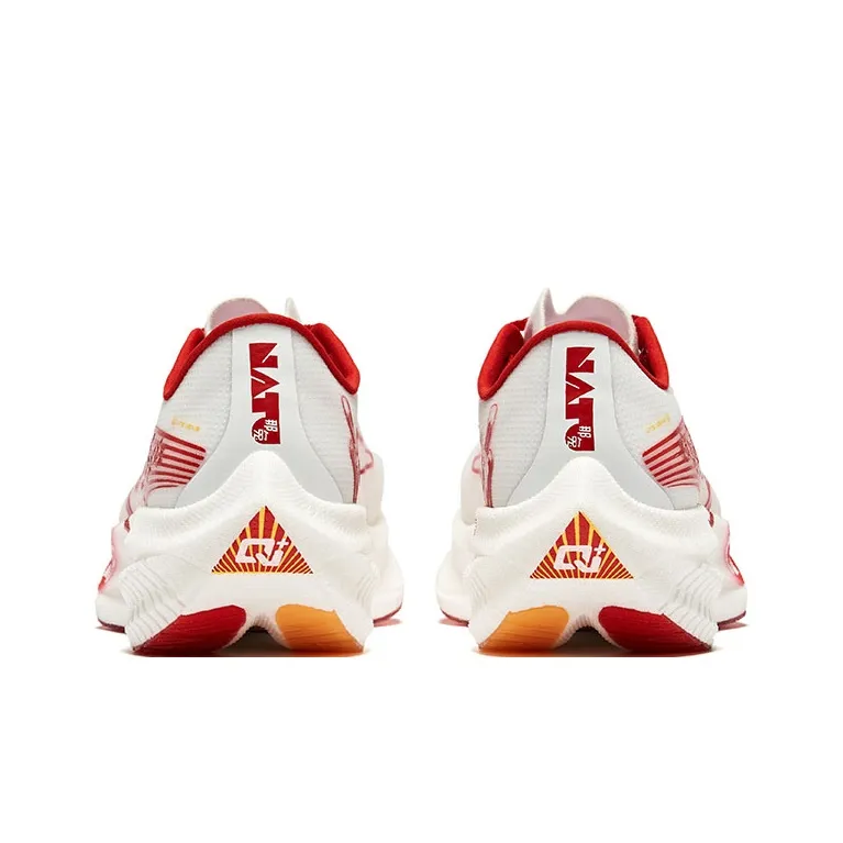 NATU x Erke Zhijing 2.0 Cushioning Rebound Low-Top Running Shoes Women's China Star Color Scheme-4