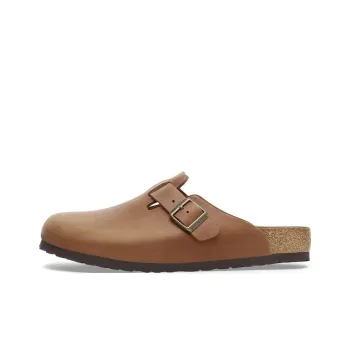 Boston Birkenstock Oiled Leather 'Cognac'