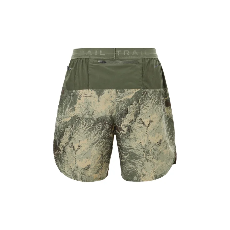 Nike Stride Casual Shorts Men's Medium Olive Green/Black-1