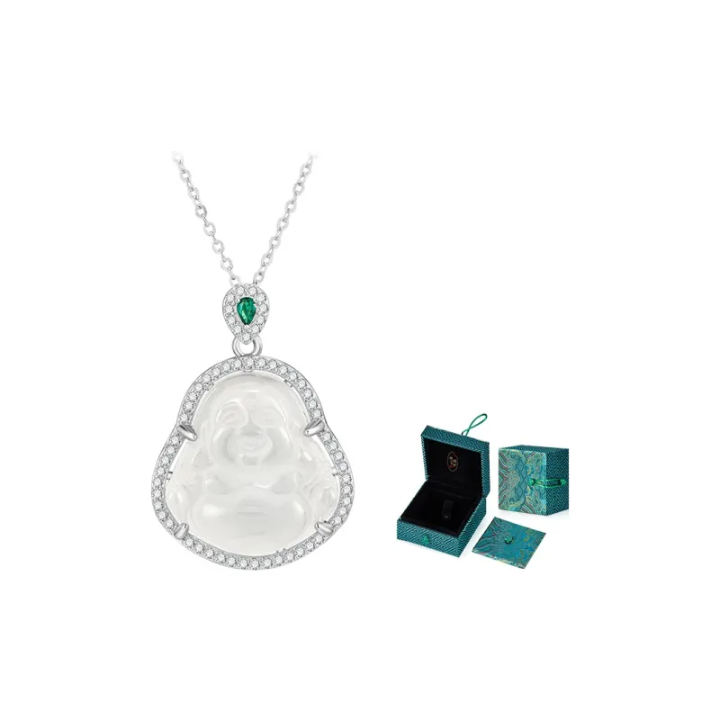 MAMADESHOUHU Chalcedony Jade Necklaces Women's-2