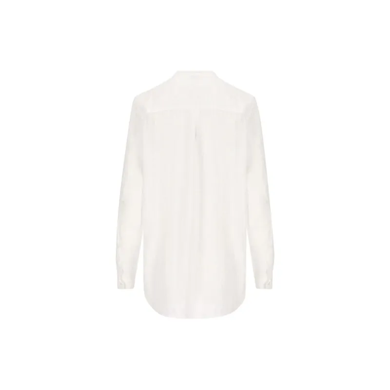 FAY Longline Linen Shirt-1