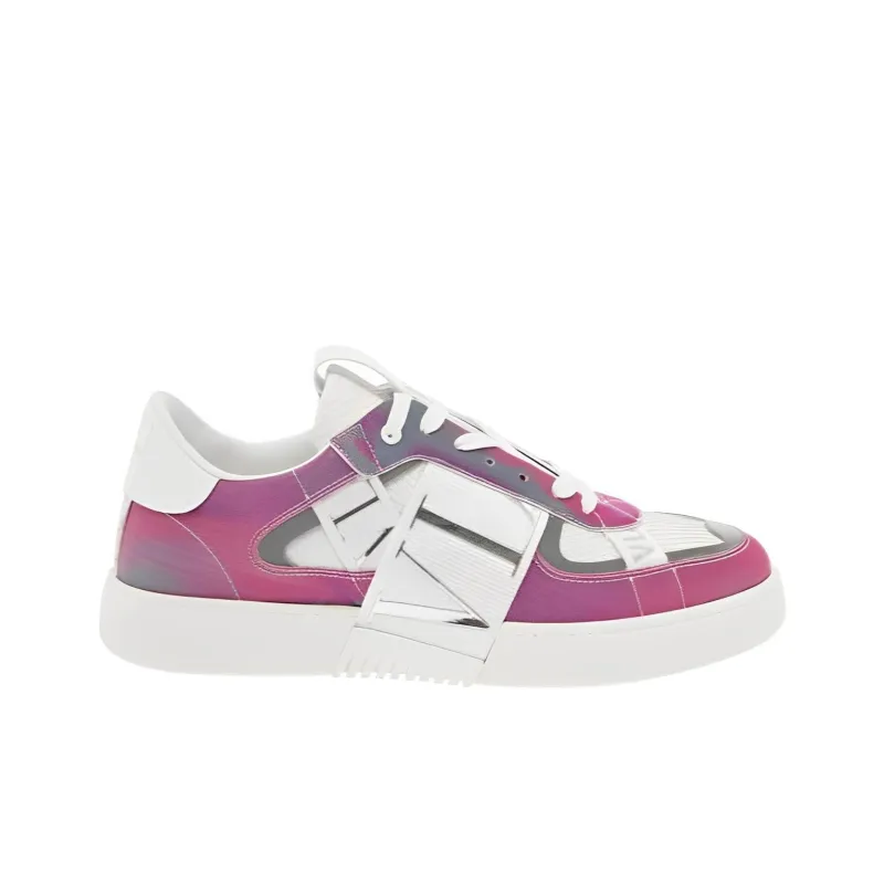 Valentino VL7N Low Top Stylish Skateboarding Shoes Men's Pink-1