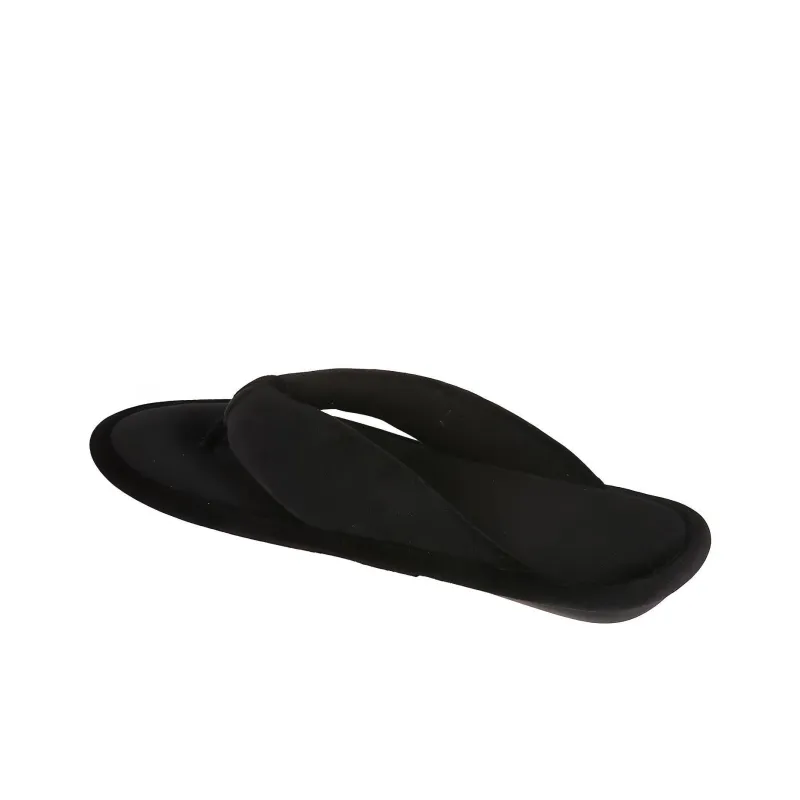 Balenciaga Soft Thong Slides 'Black Velvet'-3