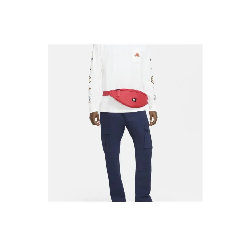 Nike Heritage Polyester Crossbody Bag Sling Bag Fanny Pack Regular Unisex Red-4