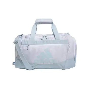 Adidas Polyester Travel Bag Small Size Unisex White & Mystic Blue