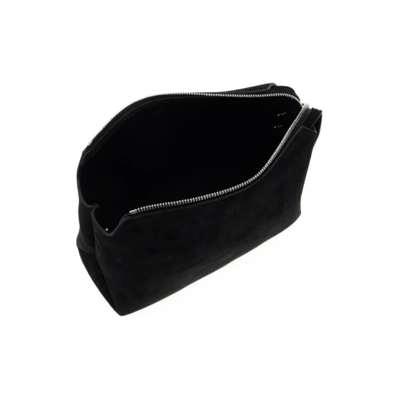 KHAITE The Lina Suede Crossbody Bag-3