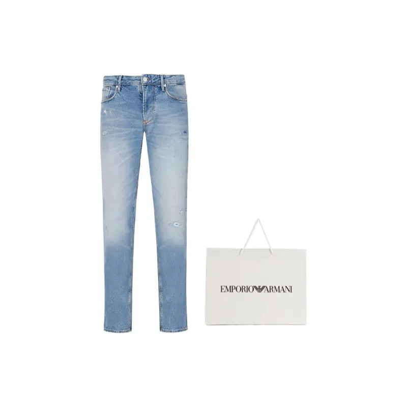 EMPORIO ARMANI Jeans Men's Light Blue-1