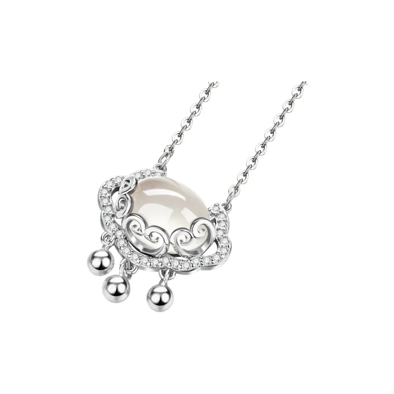 MAMADESHOUHU Chalcedony Jade Necklaces Women's-1