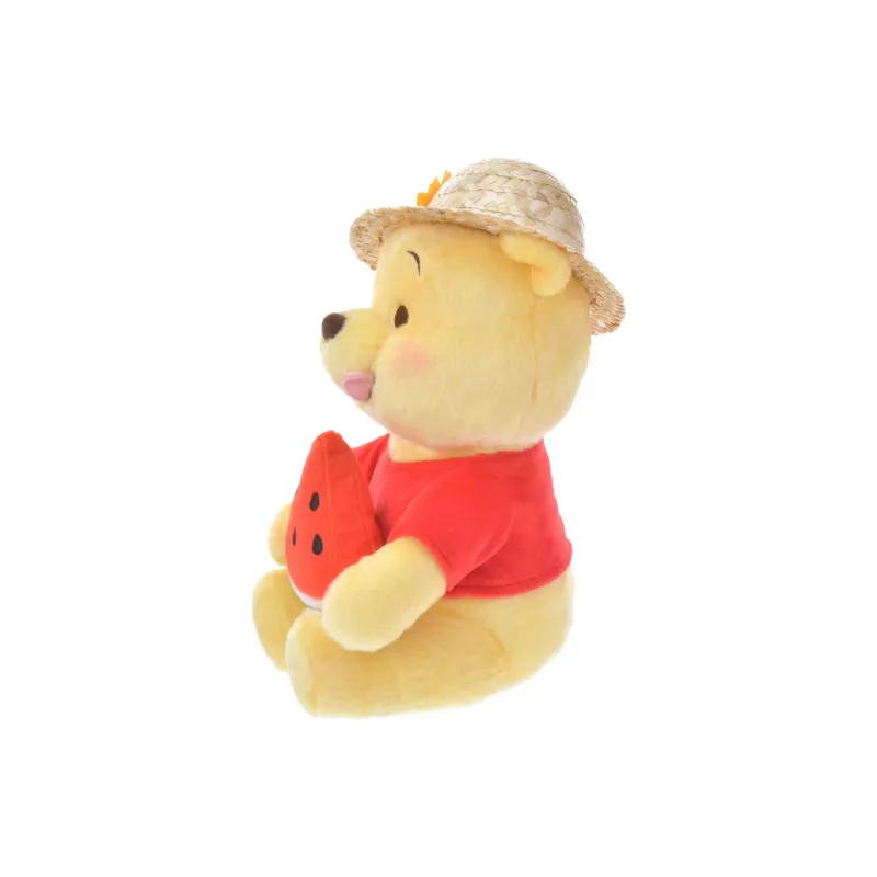 Disney Tokyo Disney Winnie The Pooh Filling Straw Hat Dolls Plush Doll 26cm Height-1