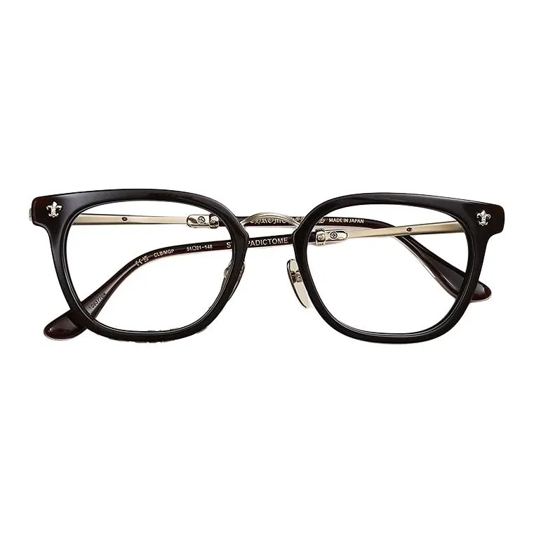 Chrome Hearts Irregular Shape Eyeglass Frames Unisex Coffee-1