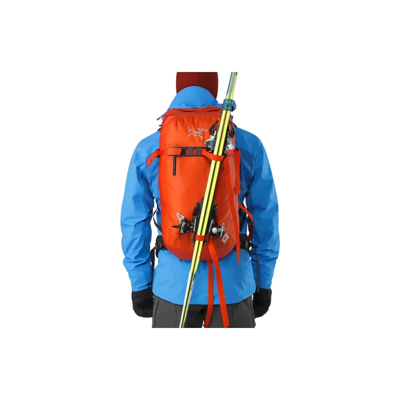 Arcteryx Nylon Fabric Backpack Medium Size Unisex Red-4